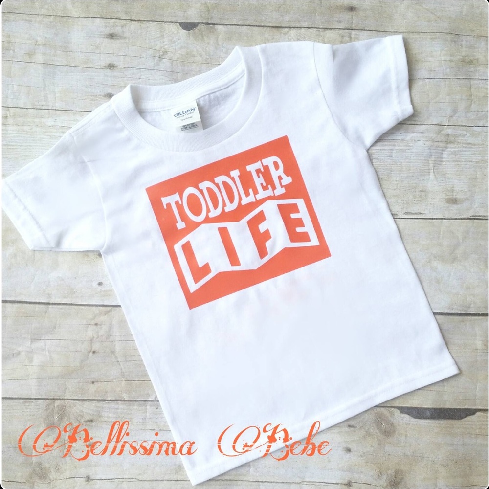 Toddler Life 3T tee New HANDMADE